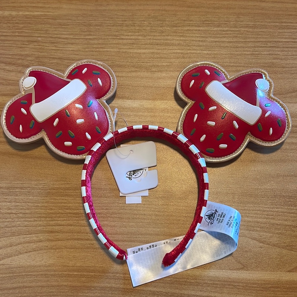🎄CHRISTMAS COOKIE DISNEY MINNIE MOUSE EAR HEADBAND